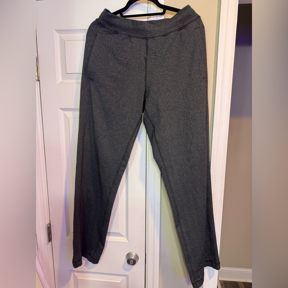 lululemon athletica Gray Joggers Relaxed Fit Elastic Waist